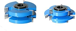 SC554 2-Piece Carbide Tipped 3-Wing Stile & Rail Tongue & Groove Cabinet Door