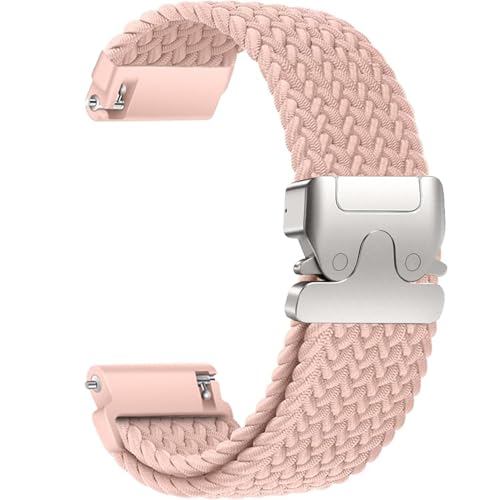 Sundara Bracelet de Montre Élastique Tissé en Nylon pour Veryfitpro ID205L 19mm Pour Montres GRV FC1 IDW15 ID205S ID205G ID215G ID216 YM205L Uwatch3 Ufit GT...