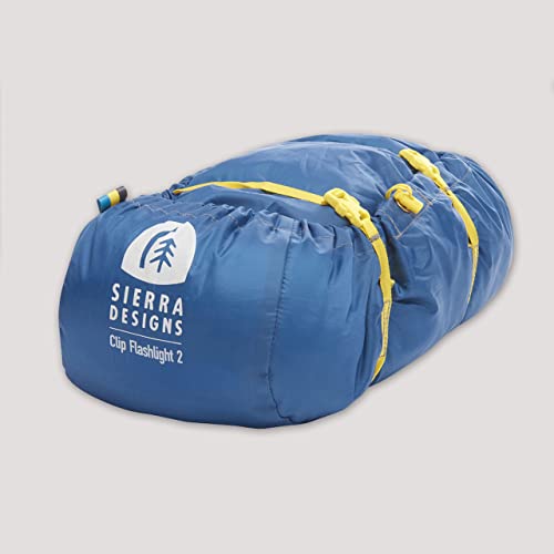 Sierra Designs Clip Flashlight 2 – Lightweight, Backpacking And Camping Tent – Large Vestibule Style Awning - Included Burrito Bag For Quick And Easy Storage #TOP6
