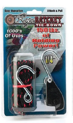 Rope Ratchet, 1/4 In. With 8 Ft. Rope & Hook