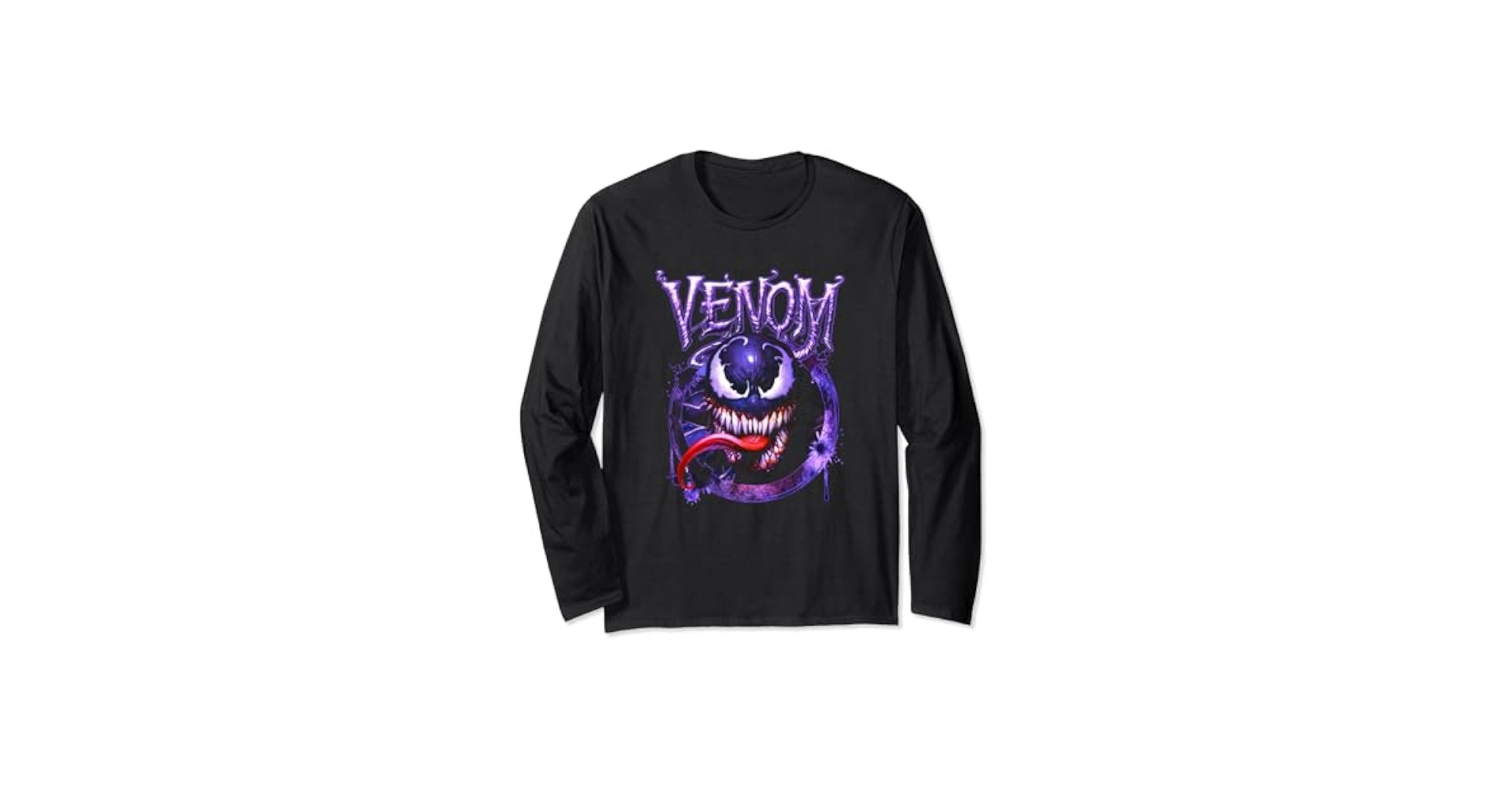 トップス VENOM PURPLE FACE SATIN LONG SHIRT トップス VENOM PURPLE FACE SATIN LONG SHIRT Women Office