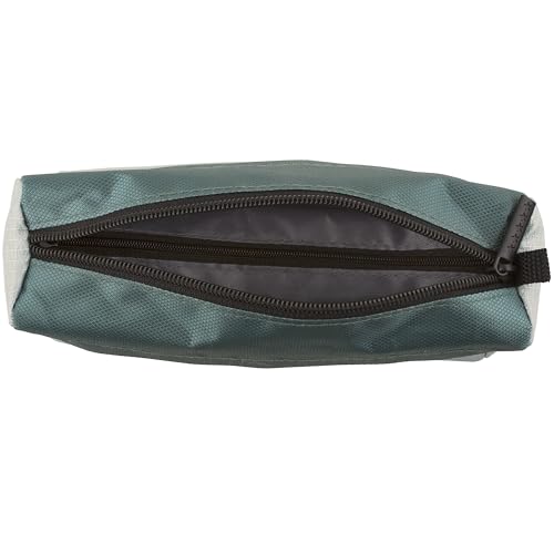 Image of Five Star Pencil Pouch, Pen Case, 9-Pocket Zipper Pouch, Storage Organizer for School Supplies Earbuds Chargers Cables Makeup, Green /Juniper (500214F-ECM)