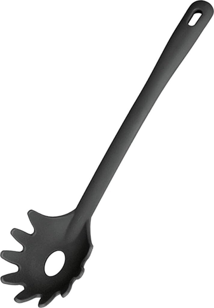 Cuillère à spaghetti Metaltex Tecna en nylon noir pour pâtes