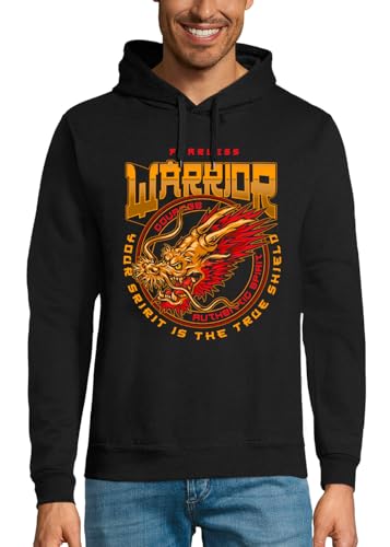 Sweat dragon japonais samouraï sweat-shirt de qualité pour homme