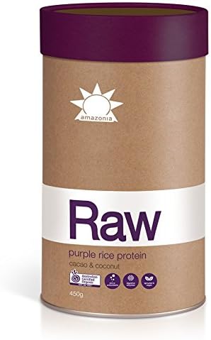 RAW Australian Made Vegan Organic Purple Rice Protein Cacao & Coconut (450g)