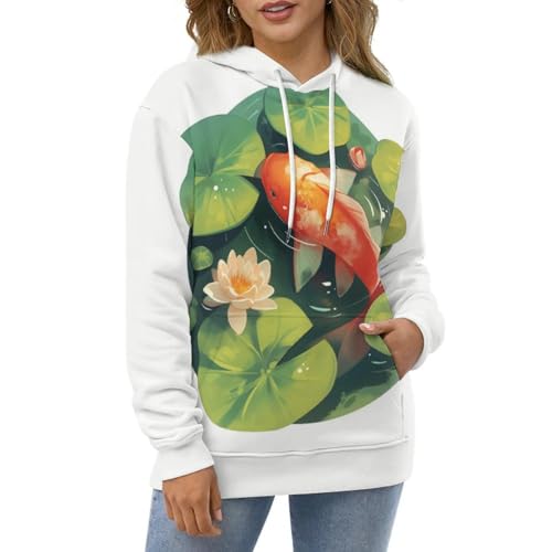 Goldfish Sweat à Capuche Fleur feuillue idéal pour vos sorties de week-end