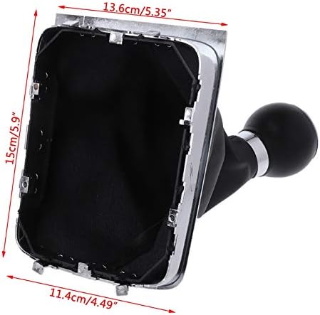 6 Speed Leather Car Manual Gear Shift Knob Gaitor Boot