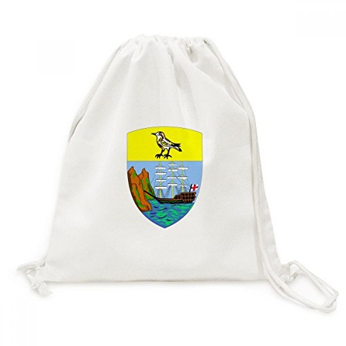 Sac à dos cordon Sainte-Hélène en toile Afrique sac de voyage souple