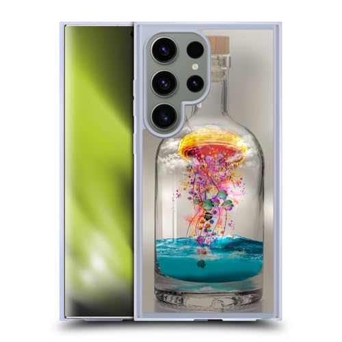 Coque silicone MagSafe Samsung S24 Ultra Dave Loblaw méduse souple transparente