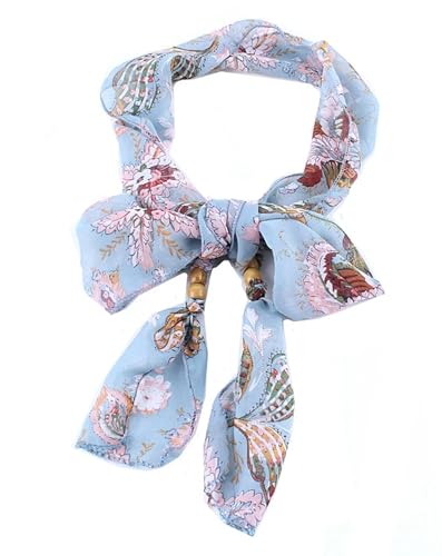 NIDMIDO Floral Lightweight Chiffon Dress Sash Belt for Women Dresses Tie Bow Waist Belts Prom Belt Wraps3