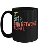 Noia Network Crypto, Eat Sleep Noia Network Repeat Mug 15oz, black
