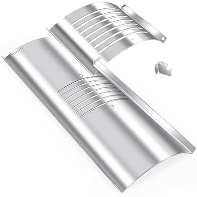 Hiorucet Flame Broiler Kit for Pit Boss Pro Series 1100 Pellet Grills, PB1100PS1 Replacement Parts with Flame Broiler Slide Cover and Bottom for Pitboss Smoker Accessories, Right-Side Adjusting Bar.