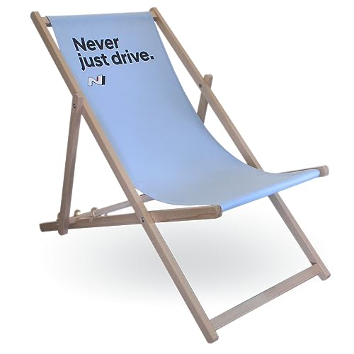 Hyundai HMD00565 Klappstuhl Liegestuhl N-Logo Campingstuhl Sonnenliege