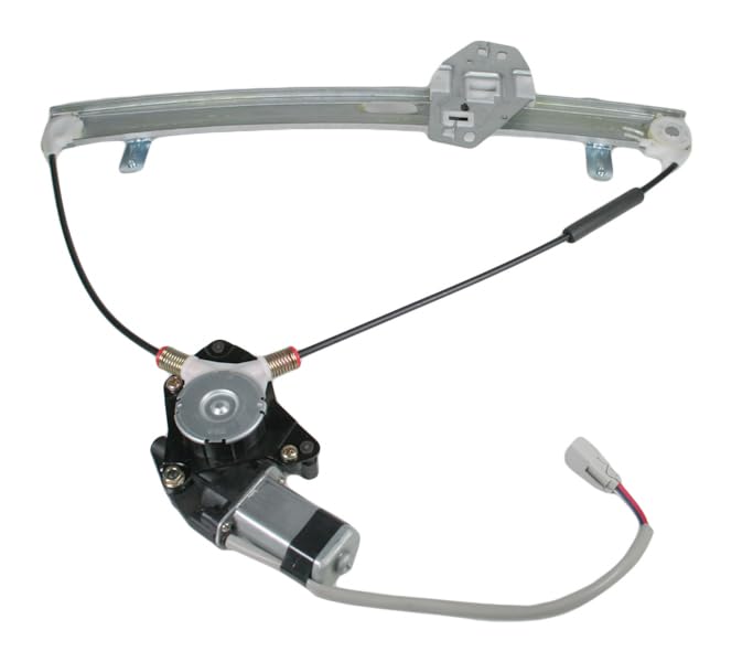 TRQ Right Power Window Regulator &amp; Motor Assembly Passenger Side Compatible with 2001-2005 Honda Civic