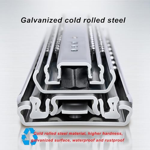 Rieles extraíbles de alta gama de 450mm para mobiliario premium y hardware profesional 5