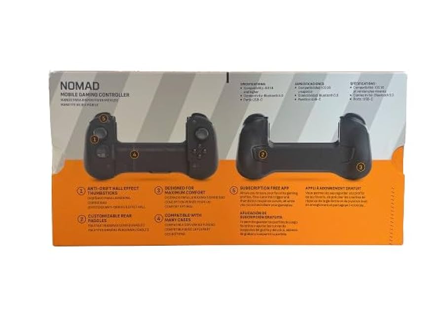 SCUF スカフ NOMAD モバイルゲーミングコントローラー (white) SCUF NOMAD スマホゲームコントローラー | スマート家電／IoTを