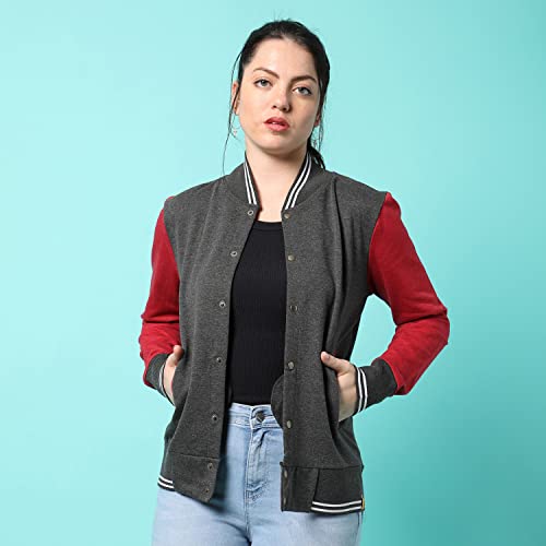 Image of Women's Cotton Jacket Relaxed Fit For Casual Wear | Full Sleeve | Stylish Wear Cotton Jacket Crafted With Comfort Fit And High Performance For Everyday Wear