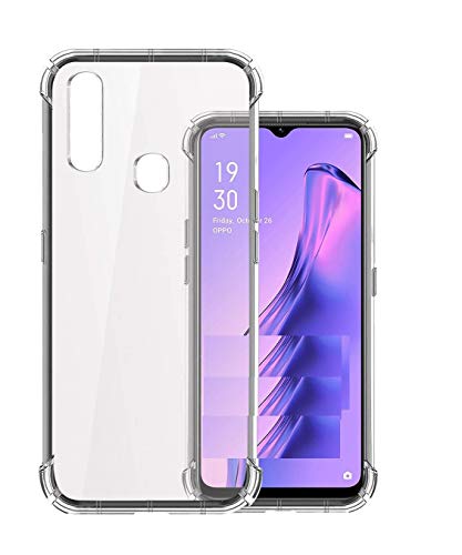Image of COVERBLACK Rubber Back Cover for Oppo A31 - CPH2015 - Transparent