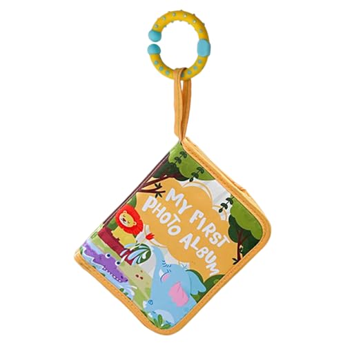 Álbum de fotos para bebés | Álbum de fotos familiar suave para niños pequeños, diseño de león, bonito libro de recuerdos, decoración de habitación infantil para y niñas