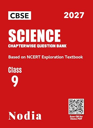 Image of CBSE Class 9 Science Chapterwise Question Bank for 2026-27 Exam | Based on NCERT Exploration Textbook | Important Questions with Answers for Exam Preparation | As per NCERT Syllabus