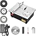 HPGJLEE Precision Mini Electric Table Saw,DIY Hobbyist Handmade Woodworking Bench Cutting Machine Cutting Depth Adjustable Multifunctional Small Electric Saw