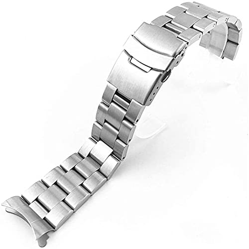 Bracelet en acier inoxydable premium maillons pleins pour montre homme