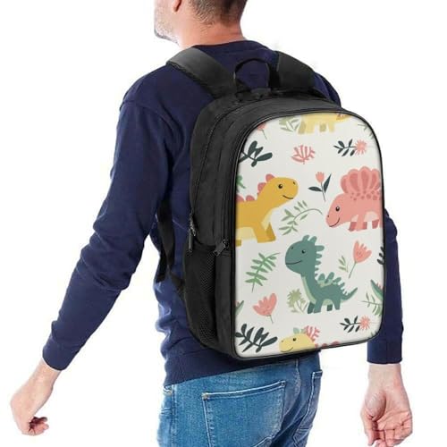 Mochila infantil 3D de dinosaurio de felpa para guardería y preescolar con correa de pecho 5