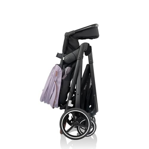 Image of Evenflo Shyft Intuiti+ Stroller with Green & Gentle Fabric (Agate)