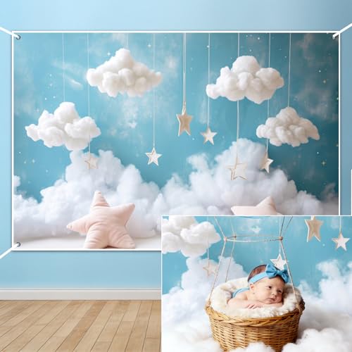 Fondo fotográfico azul 5x3ft YongFoto miniatura 1