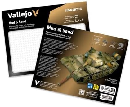 Acrylicos Vallejo "mud & Sand" Pigments Set