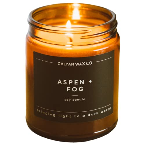Calyan Wax Co. Aspen & Fog Soy Candle #TOP15
