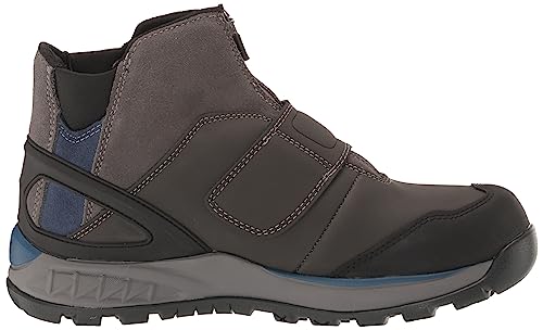 Propet Men's Valais Hiking Boot, Grey/Blue, 12 #TOP5