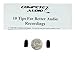 Compete Audio CM212 Mini Lavalier (tiny!) Black Foam Microphone Windscreens (Microphone Covers) 2-Pack For Countryman E6 and other Headset/Lapel Mics