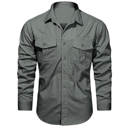Chemise de travail légère en coton respirant coupe ajustée homme