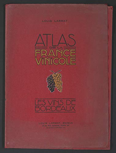 Louis Larmat - Housse vinicole Atlas de la France Bordeaux (2) - 1941 - Impression vintage ancienne - Impression d'art de Gironde Cover