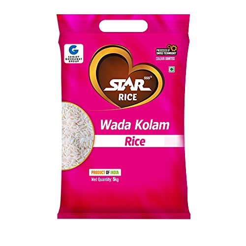 Star Wada Kolam Rice-Pink- 5 KG Pack