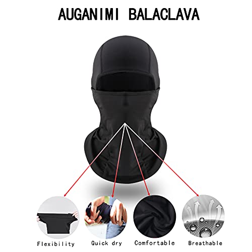 Tactical Balaclava Silk Brushed Neck Face Mask Uv Protection Windproof Thermal Winter Surry Scarf Hood Helmet For Women & Men Outdoor Sports Gear Cycling Motorcycle Run Ski Snowboard Black #TOP5