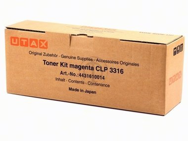 Toner magenta Utax CLP 3316 MFP d'origine pour imprimante laser 4000 pages