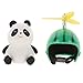 Alipis Cute Panda Car Ornaments - Resin Dashboard Decorations for Electric Scooter, Motorcycle, and Bicycle - Easy Installation