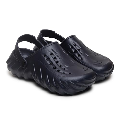 Image of JUSAN Men's Lightweight Comfort Clogs | Soft Cushion Slip-On Garden & Beach Clogs for Men | Breathable Waterproof Sandals with Non-Slip Sole | Casual Outdoor Summer Footwear for Men