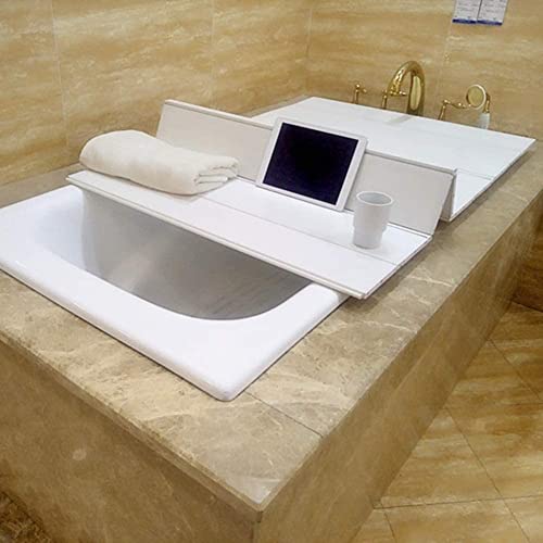 Couvercle de baignoire pliable pour garder l'eau chaude plus longtemps
