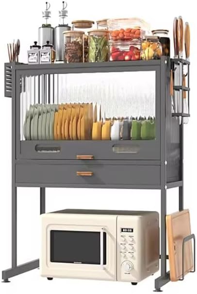 Glaceon Cupboard Storage Dressers Kitchen Cabinets Food Pantry Dressers Dish Organization Kitchen Plate Organizer Home Decoration (GL-01)