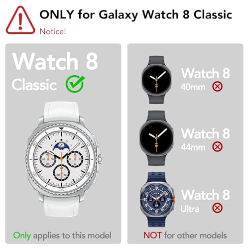 Image of SPGUARD 4 Pack for Samsung Galaxy Watch 8 Classic 46mm Screen Protector