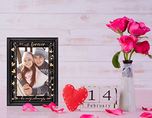 Whatsign Valentines Day Picture Frame You Will Forever Be My Alwarys Wood Valentines Photo Frame Valentine Love Picture Frame Valentines Day Gifts For Her Him Girlfriend Boyfriend Wife Husband Couples #TOP1