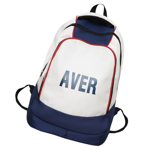 Sac à dos école grande capacité bicolore pour étudiante active