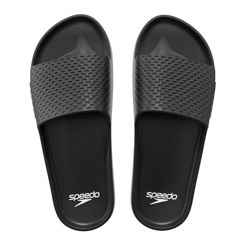 Speedo Entry Slide Sandalias, por Mujer, Negro, 40.5