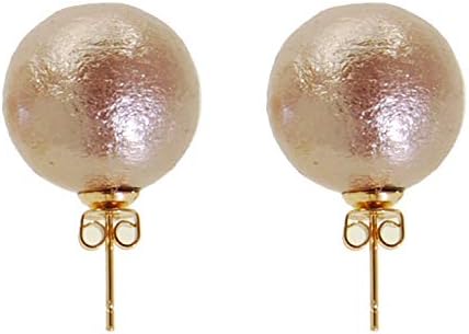 ピアス レディース キャッチ シンプル パール かわいい コットンパール 激安通販の
