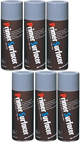 Amazon.co.jp: Rock Paint Plastic Surfacer Gray 062-1940 [6 bottles