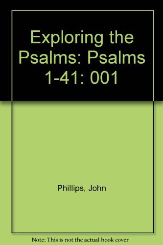 Exploring the Psalms: Psalms 1-41 0872136841 Book Cover