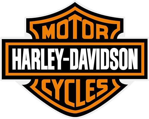 Image of Harley Sticker Davidson Decal Bar & Shield Extra Large Trailer Logo (2Pack, Width 6in) Premium Waterproof Removable